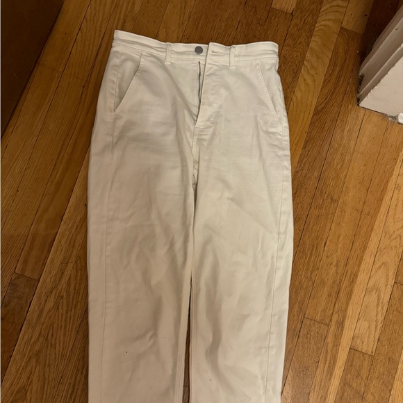 Everlane Straight Leg Crop Bone 6 - Picture 3 of 3